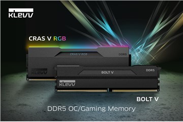 KLEVV Introduces The Latest CRAS V RGB And BOLT V DDR5 Gaming Memory