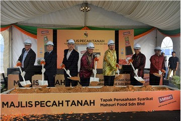 Mahsuri Food Holds Ground Breaking Ceremony for a New Sauce and Condiment Plant in Malaysia