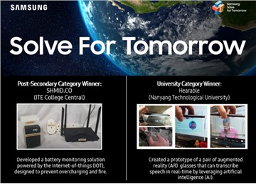 Student-designed AI and AR-powered glasses for hard-of-hearing individuals and IoT-driven battery monitoring system win top accolades in Samsung Solve for Tomorrow Competition