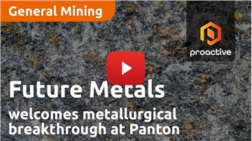 Future Metals welcomes metallurgical breakthrough at Panton