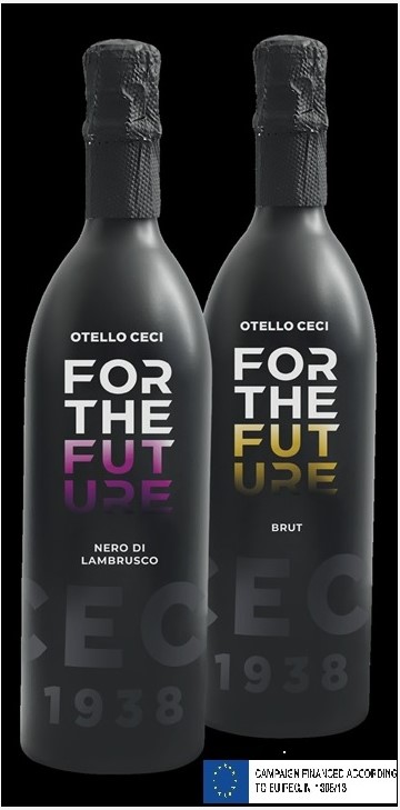 OTELLO CECI FOR THE FUTURE - The CECI Winery Present a World Exclusive, A Unique Aluminium Bottle with A Cork Stopper and Muselet For Sparkling Wine