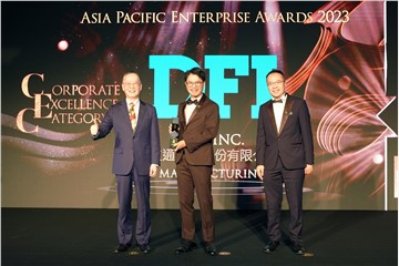 DFI Wins Corporate Excellence Award at the Asia Pacific Enterprise Awards for the First Time