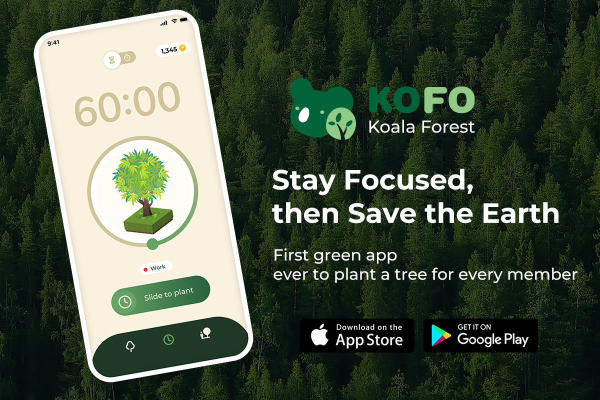 Sunfun Info Launches “KOFO” App To save the Earth together by “Focus” with the subsidiaries, Daiken Bio., and Australian Firefighters.