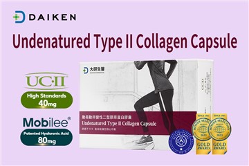 Daiken Biomedicals Undenatured Type II Collagen Wins Two International Awards