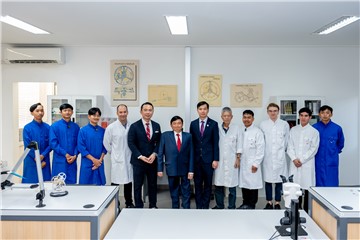 Labour Minister H.E. Heng Sour and SDF CEO Ky Sokkim Tour Prince Horology