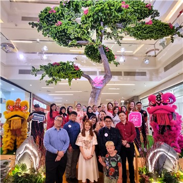 The "EDEN OF OPULENCE" at AVENUE K Shopping Mall Welcomes The Year Of The Dragon