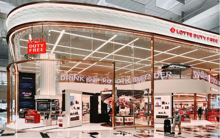 Lotte Duty Free Terminal 3 Departure Central Duplex Store