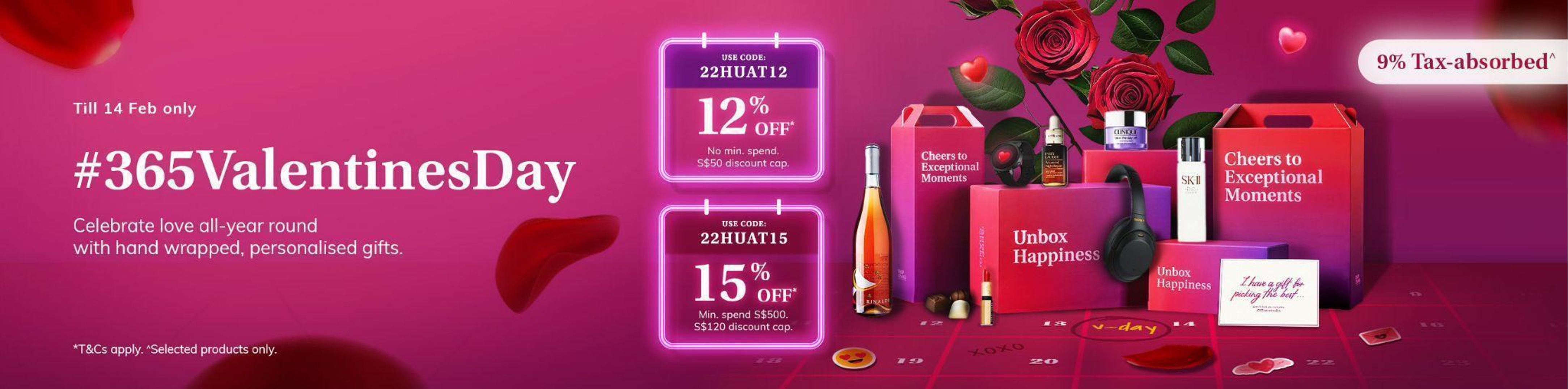 Fall head-over-heels this Valentine's season with iShopChangi's #365ValentinesDay bonanza.