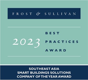 Azbil Wins Frost & Sullivans 2023 Southeast Asia Company of the Year Award