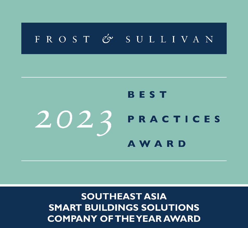 Azbil Wins Frost & Sullivan's 2023 Southeast Asia Company of the Year Award