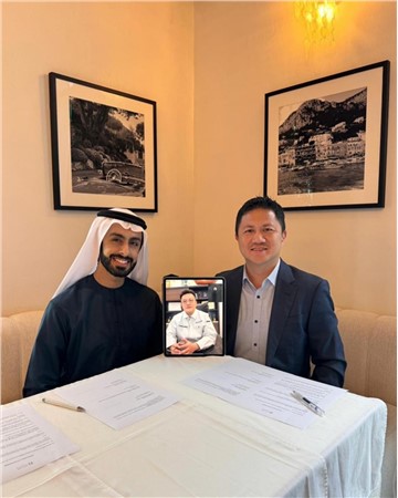 Raffles Family Office, His Highness Sheikh Ali Rashed Ali Saeed Al Maktoums Private Office, and National Cooperation New Energy Sign Trilateral MoU for Dubais Renewable Energy Infrastructure Development