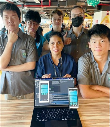 Nexus International School (Singapore) Learners Present "Nexwell" Well-Being App For Peers