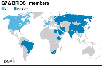 Report: BRICS+ likely new counterpoint to G7-led geopolitical order