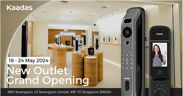 Worlds Largest Smart Lock Manufacturer, Kaadas, Opens First Store at NEX Serangoon, Singapore.