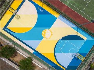 Sun Life & Beyond Sport promote healthy communities with the opening of basketball court in Wah Sum, Fanling, Hong Kong – part of "Hoops + Health" program