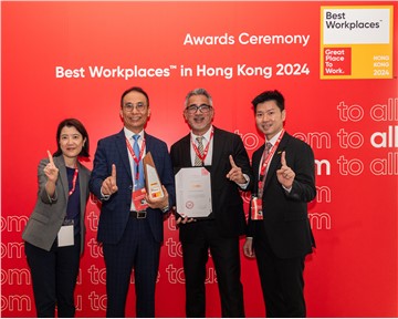 DHL Express ranks 1st  on Hong Kong’s Best Workplace list in 2024